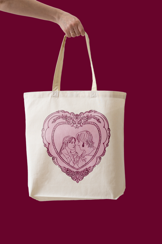 Tote bag -  Orgullo, prejuicio y corazones